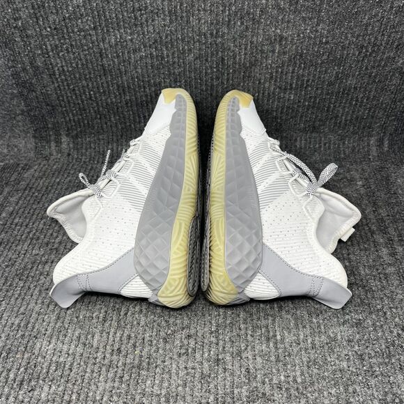 Adidas Pro Boost Low White Onix Grey Basketball Shoes Mens 10.5 FW9499 - Picture 5 of 8